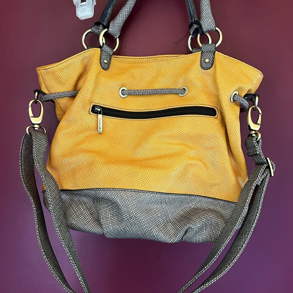 Yellow and Gray Women's Tote Bag